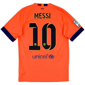 2014-15 Barcelona Away Shirt Messi #10 - 7/10 - (S)