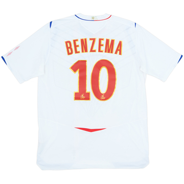 2008-09 Lyon Home Shirt Benzema #10 - 5/10 - (L)