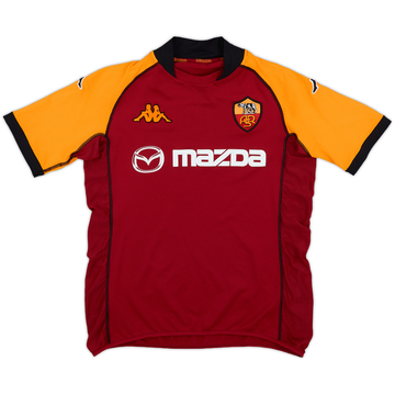 2002-03 Roma European Home Shirt - 8/10 - (XL.Boys)