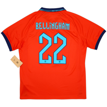 2022-23 England Away Shirt Bellingham #22 (L)