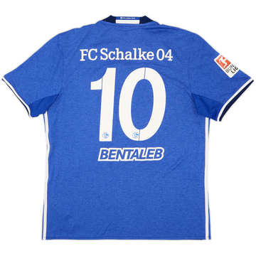 2016-18 Schalke Home Shirt Bentaleb #10 - 6/10 - (L)