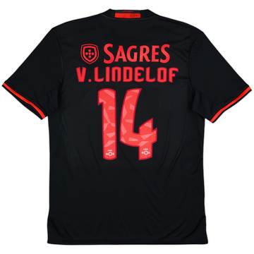 2016-17 Benfica Away Shirt V.Lindelof #14 - 8/10 - (M)