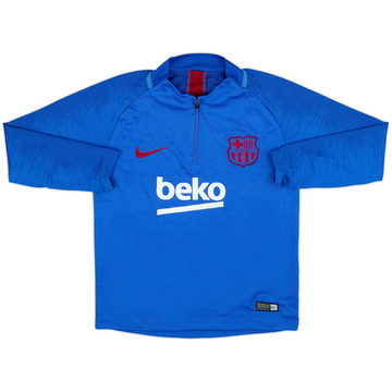 2019-20 Barcelona Nike 1/4 Zip Training Top - 7/10 - (S.Boys)