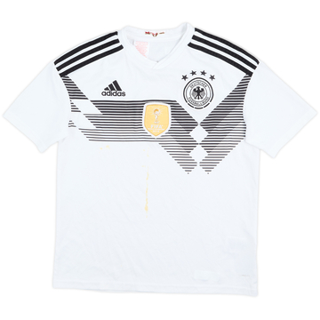 2018-19 Germany Home Shirt - 4/10 - (L.Boys)
