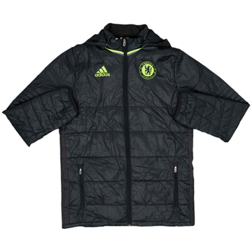 2016-17 Chelsea adidas Padded Bench Coat - 8/10 - (XL.Boys)