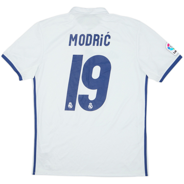 2016-17 Real Madrid Home Shirt Modric #19 - 3/10 - (M)
