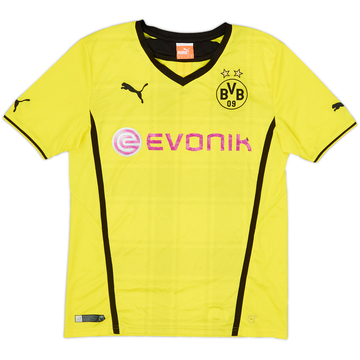 2013-14 Borussia Dortmund Home Shirt - 4/10 - (S)