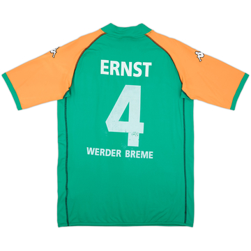 2003-04 Werder Bremen Home Shirt Ernst #4 - 4/10 - (XXL)