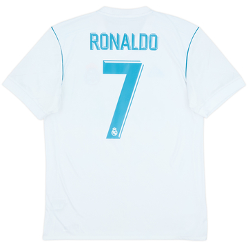 2017-18 Real Madrid Home Shirt Ronaldo #7 - 8/10 - (M)