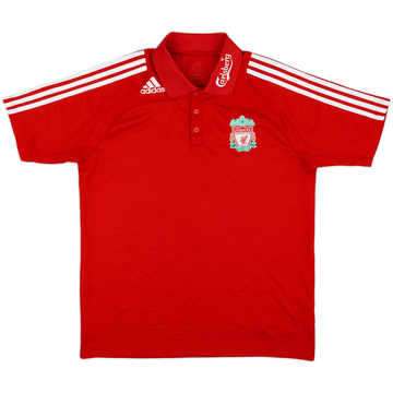 2008-09 Liverpool adidas Polo Shirt - 9/10 - (L)