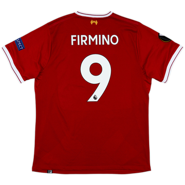 2017-18 Liverpool 125 Years Home Shirt Firmino #9 - 5/10 - (XL)
