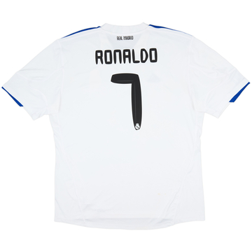 2010-11 Real Madrid Home Shirt Ronaldo #7 - 6/10 - (XXL)