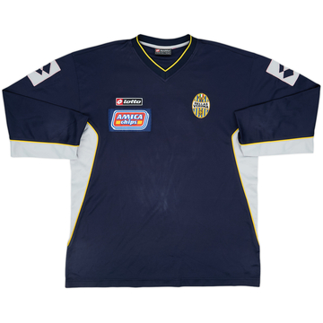 2001-02 Hellas Verona Lotto Training L/S Shirt - 6/10 - (XXL)
