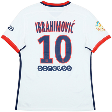2015-16 Paris Saint-Germain Player Issue Away Shirt Ibrahimovic #10 - 8/10 - (L)