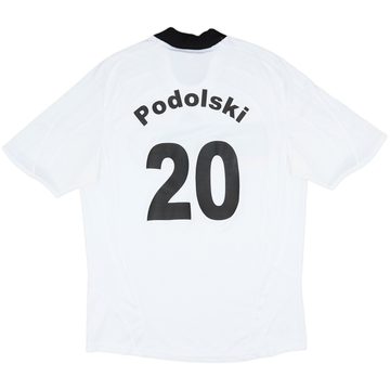 2008-09 Germany Home Shirt Podolski #20 - 6/10 - (L)