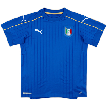 2016-17 Italy Home Shirt - 8/10 - (XL.Boys)