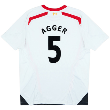 2013-14 Liverpool Away Shirt Agger #5 - 6/10 - (XL)