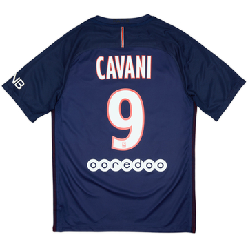 2016-17 Paris Saint-Germain Home Shirt Cavani #9 - 5/10 - (S)