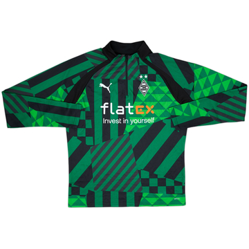 2023-24 Borussia Monchengladbach Puma 1/4 Zip Drill Top - 8/10 - (L)