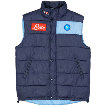 2009-10 Napoli Macron Padded Gilet - 7/10 - (3XL)