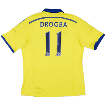 2014-15 Chelsea Away Shirt Drogba #11 - 8/10 - (XL)