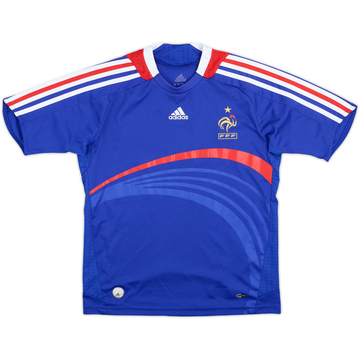 2007-08 France Home Shirt - 8/10 - (M.Boys)