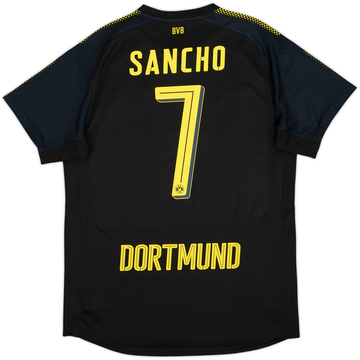 2017-18 Borussia Dortmund Away Shirt Sancho #7 - 9/10 - (L)