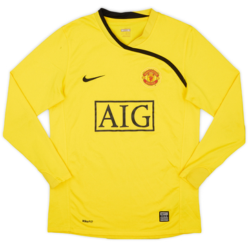 2008-09 Manchester United GK Shirt - 8/10 - (L.Boys)