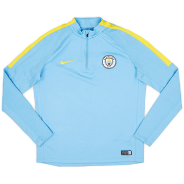 2016-17 Manchester City Nike 1/4 Zip Training Top - 9/10 - (XL.Boys)