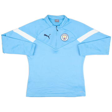2022-23 Manchester City Puma 1/4 Zip Drill Top - 7/10 - (M)
