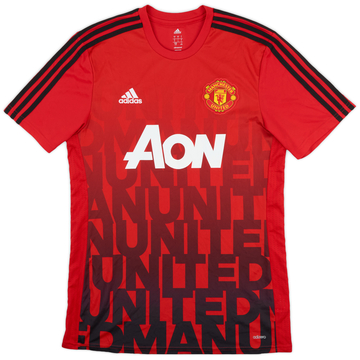 2015-16 Manchester United adidas Training Shirt - 9/10 - (L)