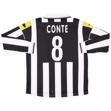 2000-01 Juventus Match Issue Home L/S Shirt Conte #8