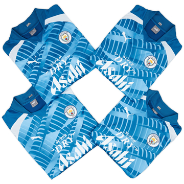 2023-24 Manchester City Player Issue Pre-Match Sweat Top # - 9/10