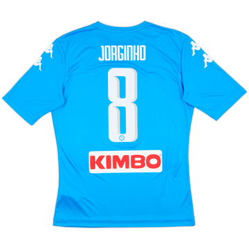 2016-17 Napoli Home Shirt Jorginho #8 - 10/10 - (M)