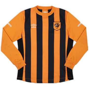 2014-15 Hull City Home L/S Shirt - 9/10 - (M.Boys)
