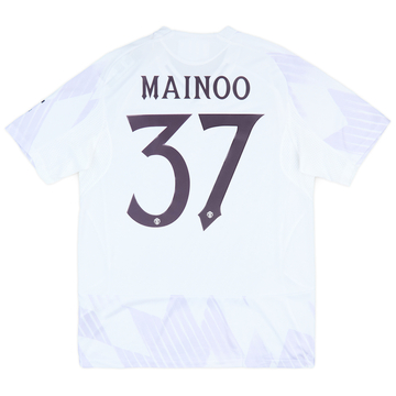 2025-26 Manchester United Authentic Away Shirt Mainoo #37