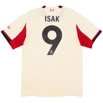2025-26 Liverpool Authentic Away Shirt Isak #9