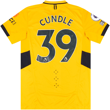 2021-22 Wolves Match Issue Home Shirt Cundle #39