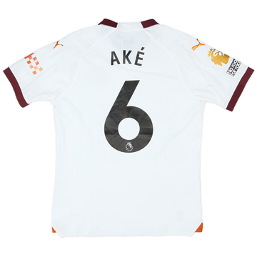 2023-24 Manchester City Match Issue Away Shirt Aké #6