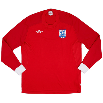 2010-11 England Away L/S Shirt - 8/10 - (L)