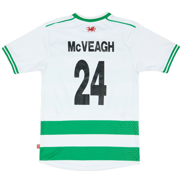 2017-18 The New Saints Home Shirt McVeagh #24 - 8/10 - (M)