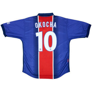 1998-99 Paris Saint-Germain Home Shirt Okocha #10 - 8/10 - (L)