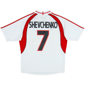 2000-02 AC Milan Away Shirt Shevchenko #7 - 6/10 - (L)