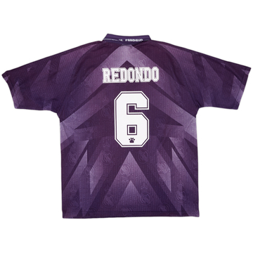 1996-97 Real Madrid Away Shirt Redondo #6 - 8/10 - (XL)