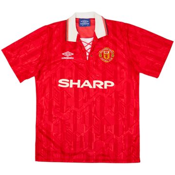 1992-94 Manchester United Home Shirt - 6/10 - (M)