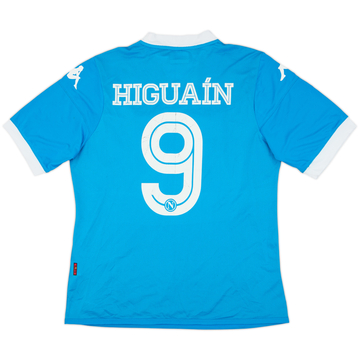 2015-16 Napoli Authentic Home Shirt Higuain #9 - 6/10 - (XL)