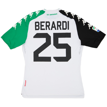 2017-18 Sassuolo Away Shirt Berardi #25 - 7/10 - (XXL)