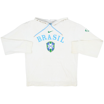 2008-09 Brazil Nike Hooded Top - 5/10 - (L)