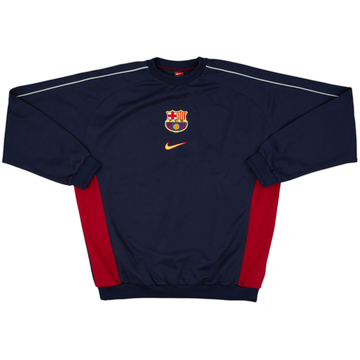 1999-00 Barcelona Nike Sweat Top - 9/10 - (L)