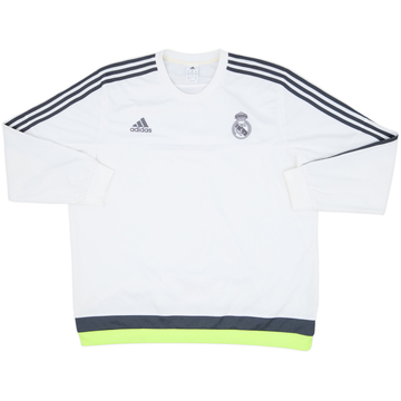 2015-16 Real Madrid adidas Sweat Top - 8/10 - (XXL)